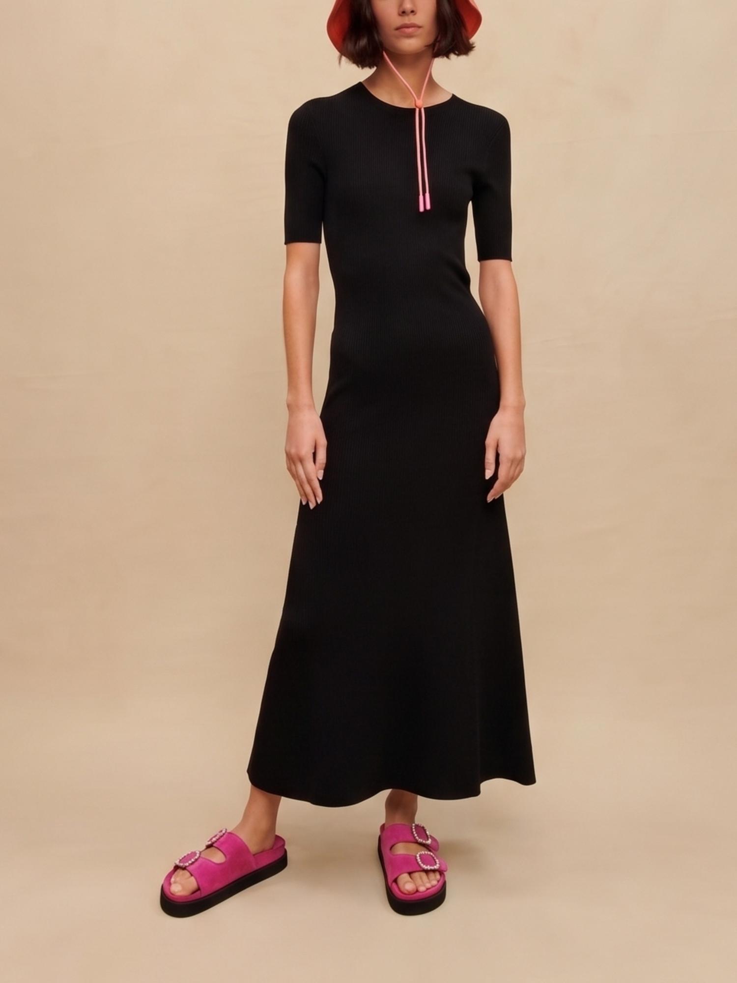 maje knit midi dress Armoire White dress