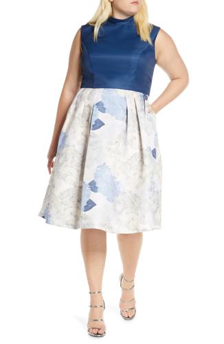 chi chi london blue floral dress Chi Chi London Women's One Shoulder Gathered Floral Maxi Dress in Blue in Light Blue