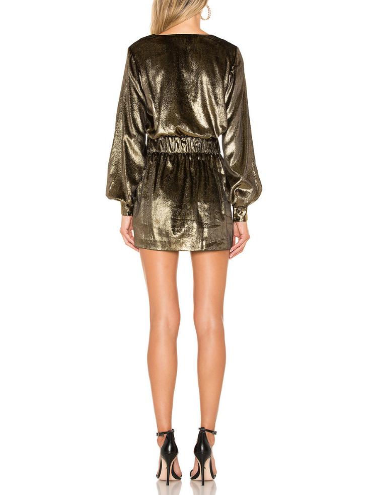 Armoire | Rent this FRAME Metallic Velvet Dress