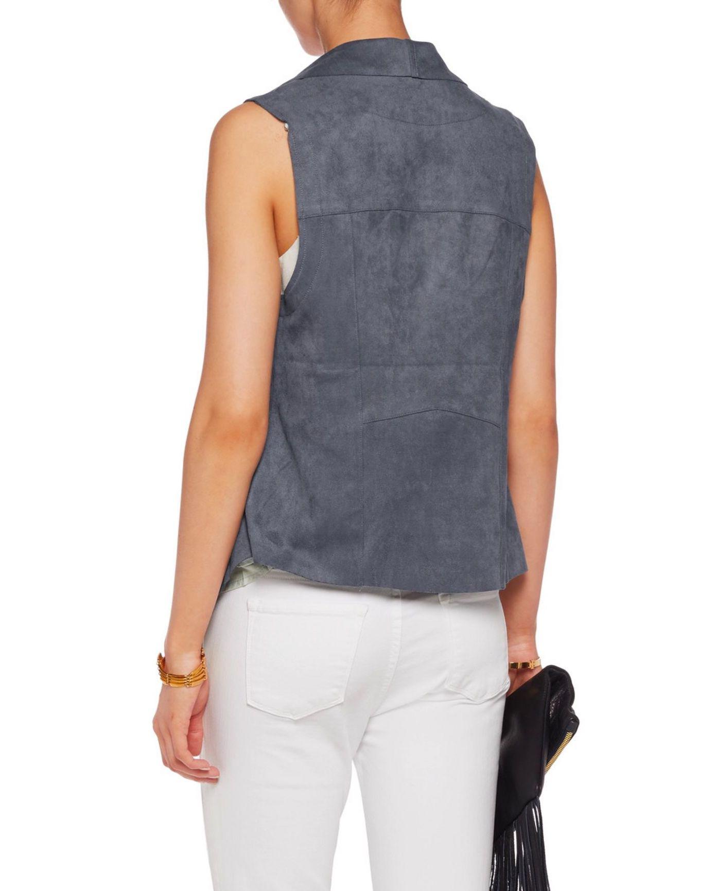 Rent this Tart Sleeveless Faux-Suede 