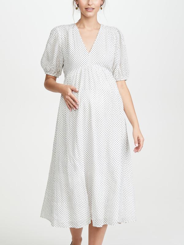 hatch maternity dress HATCH Collection The James Dress in Black main image 1