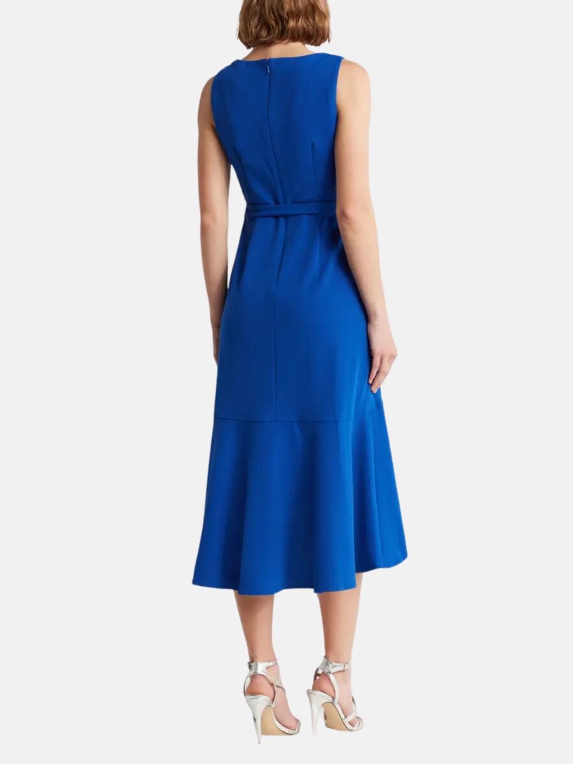 Armoire | Rent this Calvin Klein Sleeveless Ruffle Trim Midi Dress
