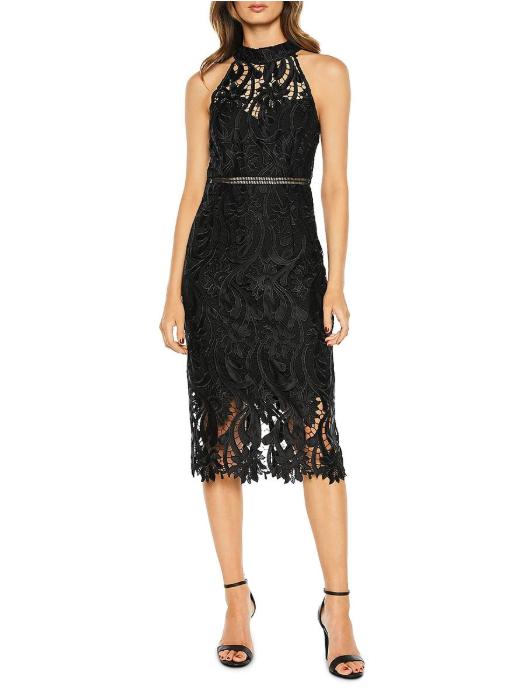 Armoire | Rent this Bardot Halter Midi Dress Armoire | Rent this Bardot Halter Midi Dress
