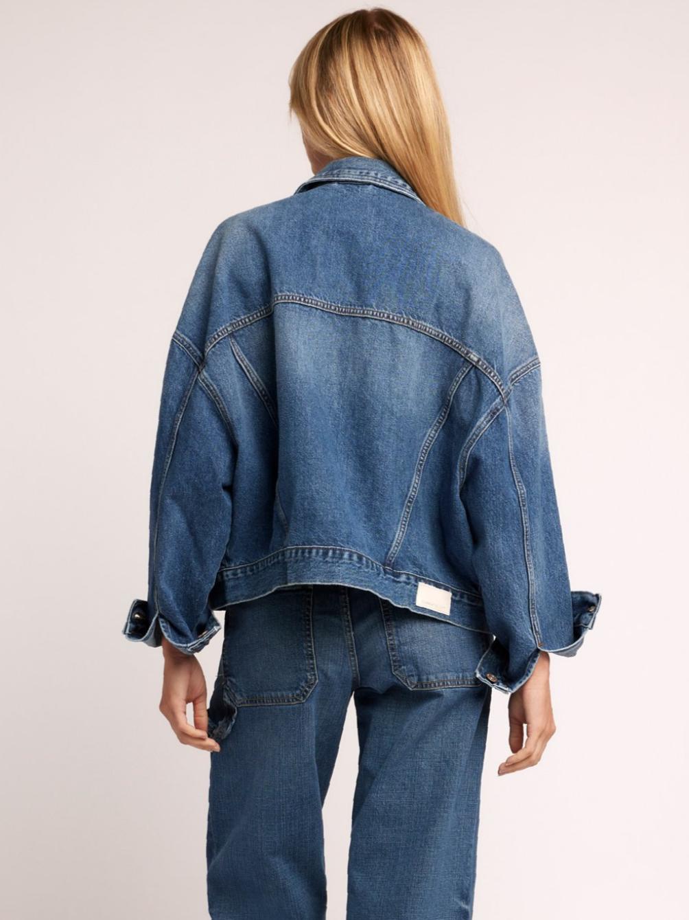 Armoire | Rent this Current Elliott The Cropped Dakota Denim Jacket