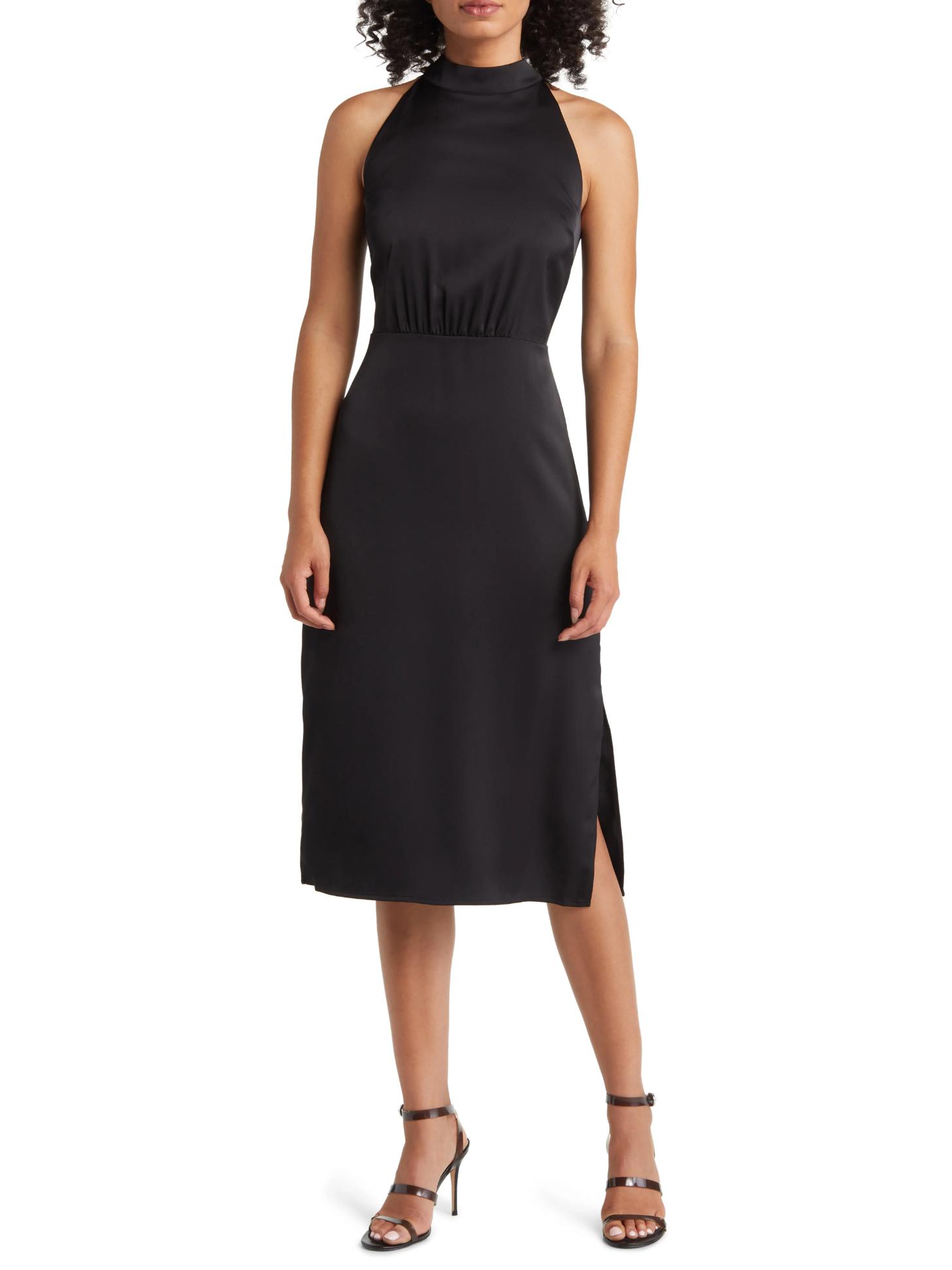 Armoire | Rent this Sam Edelman Halter Neck Hammered Satin