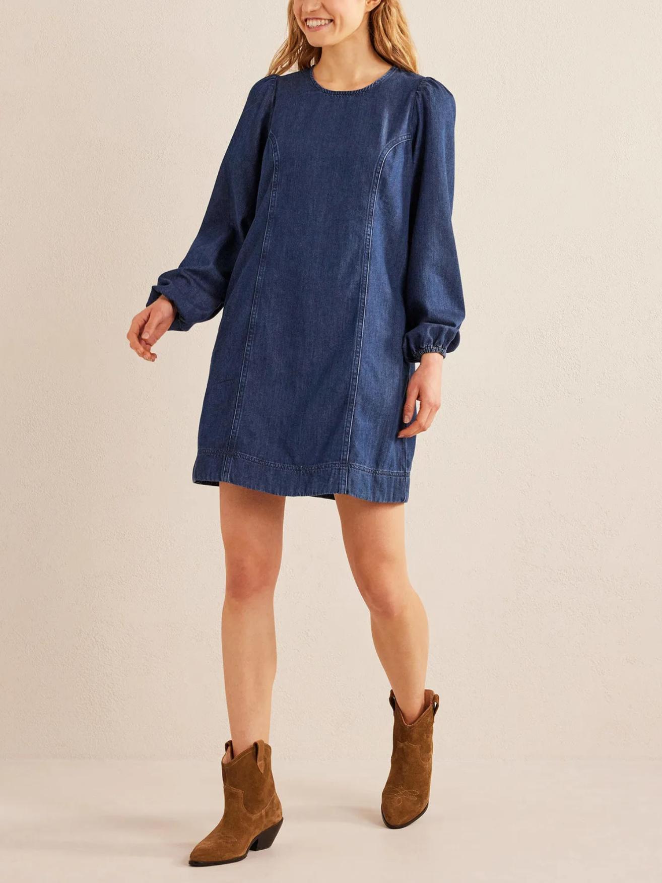 slim fit dress slacks Wrangler Girl's Horseshoe Print Denim Ruffle Hem Dress – Pard's Western Shop