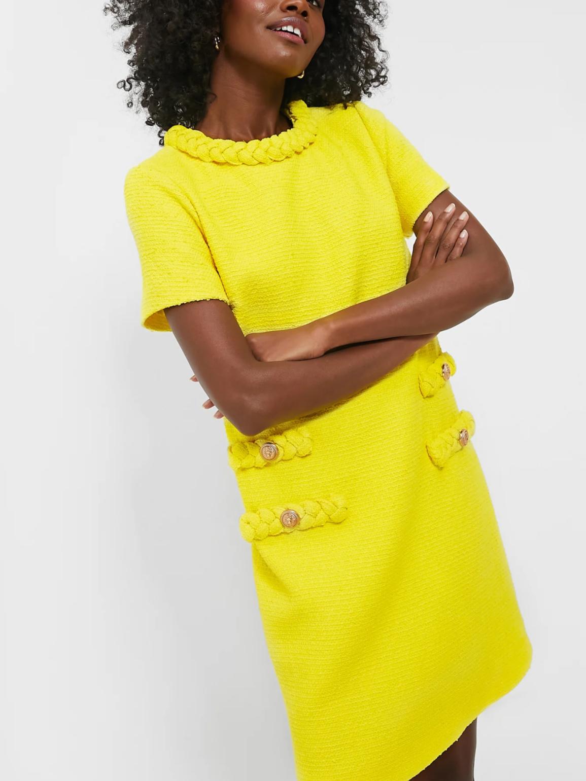 Armoire | Rent this Tuckernuck Tweed Jackie Short Sleeve Shift Dress