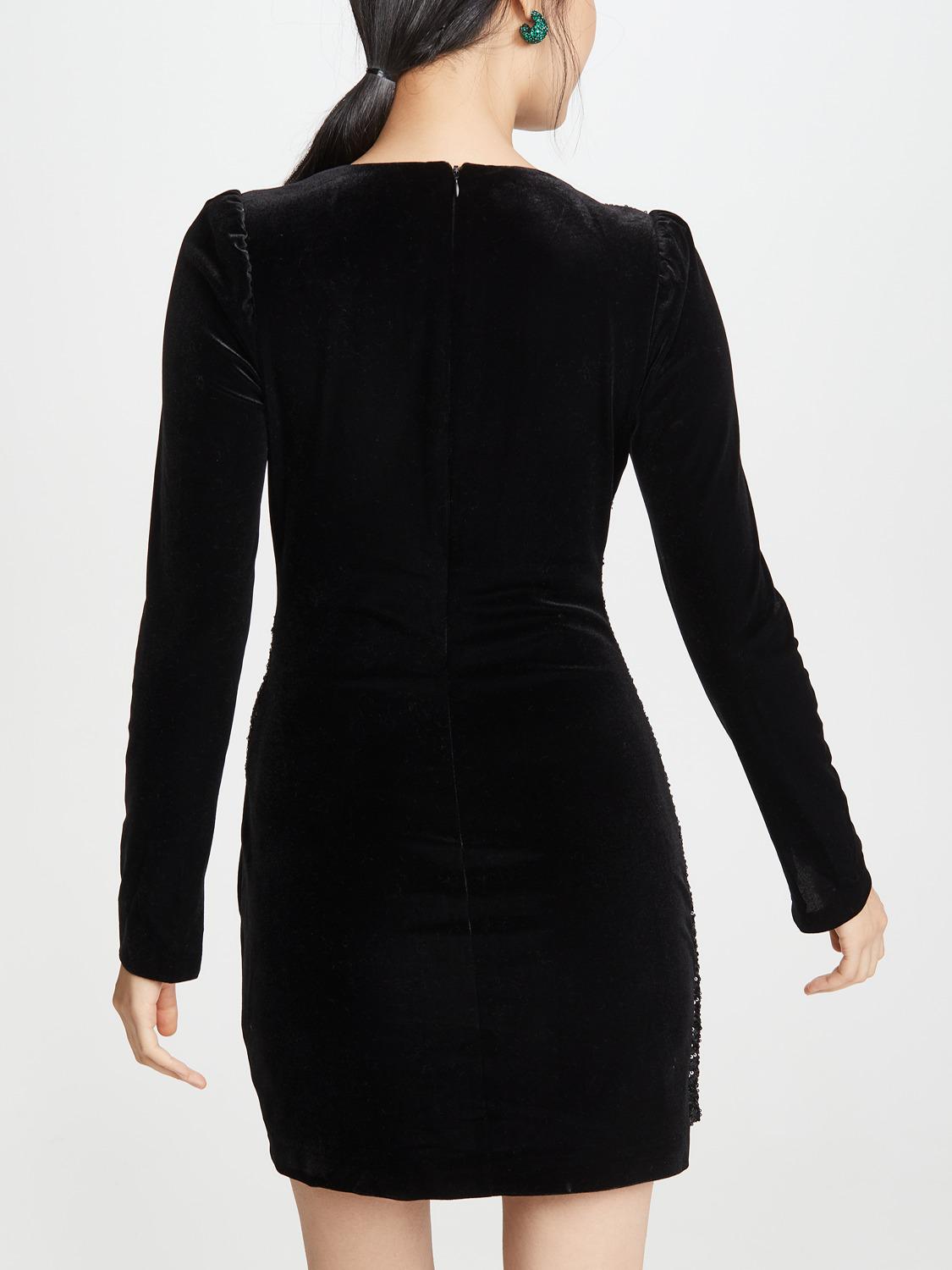Armoire | Rent this Bailey 44 Long Sleeve Sequined Velvet Mini Dress Armoire | Rent this Bailey 44 Long Sleeve Sequined Velvet Mini Dress