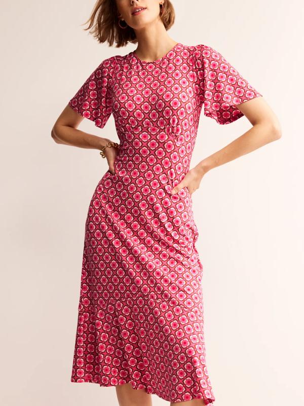 Armoire | Rent this Boden Felicity Jersey Shortsleeve Midi Dress