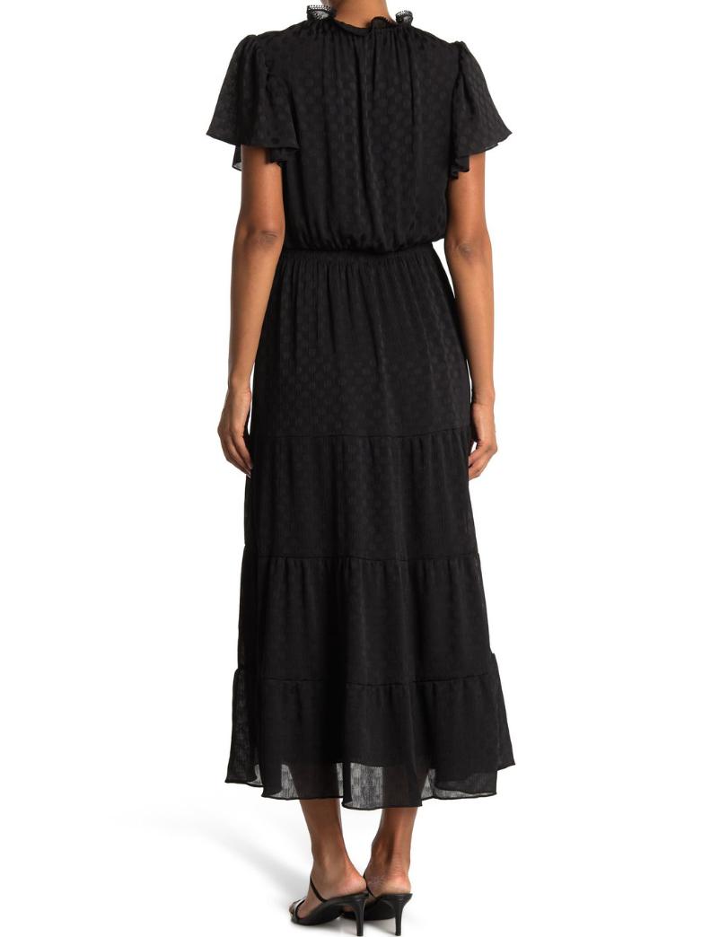 Armoire | Rent this Max Studio Shiny Dot Jacquard Flutter Sleeve Dress Armoire | Rent this Max Studio Shiny Dot Jacquard Flutter Sleeve Dress