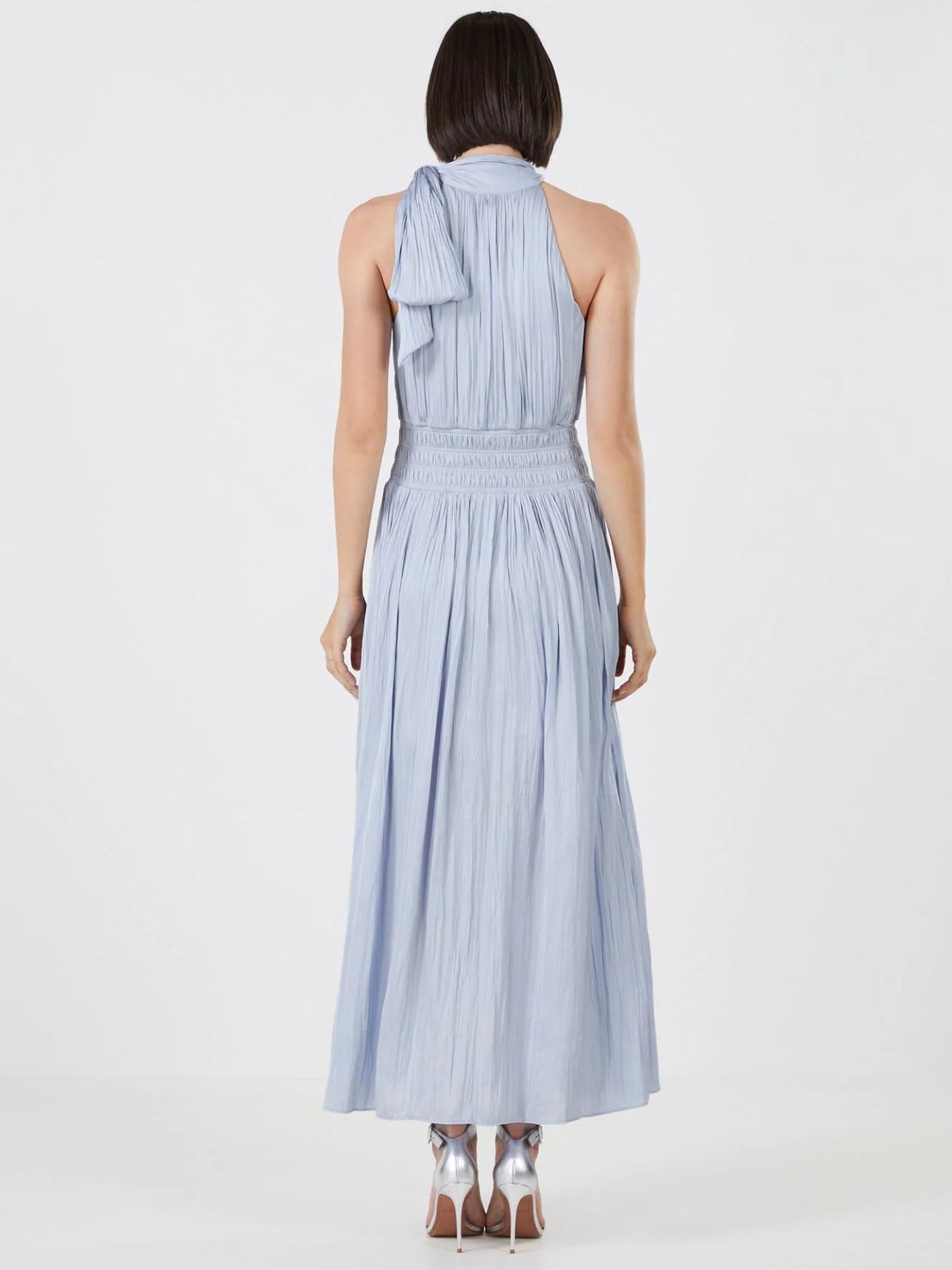 Armoire | Rent this BCBG Maxazria Xenia Halter Neck Satin Dress