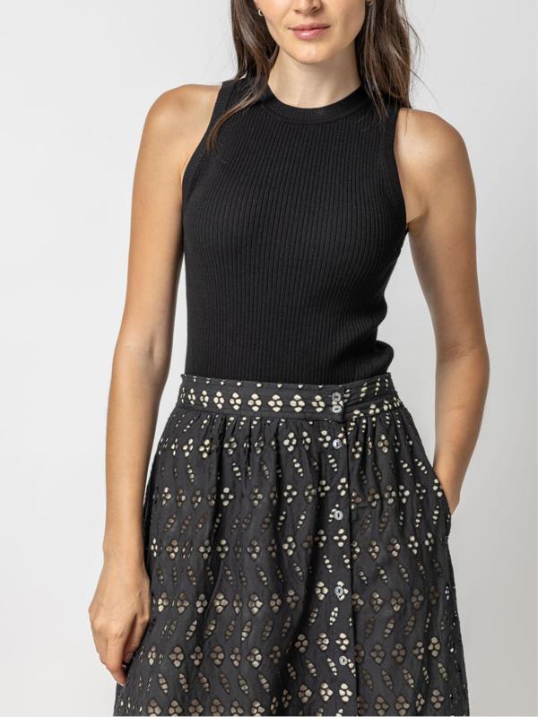 (取寄) リラ P レディース パーフェクト リブ タンク セーター Lilla P women Rib Short Perfect Tank Sweater – Lilla P