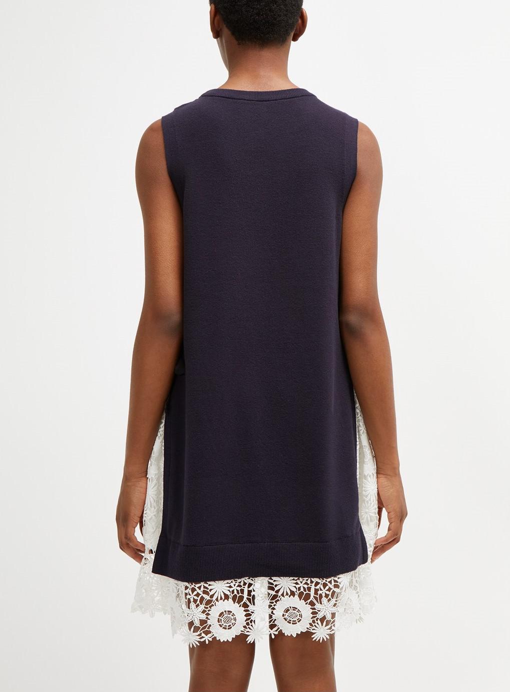 french connection navy blue dress Anna Emina Chiffon Mini Dress