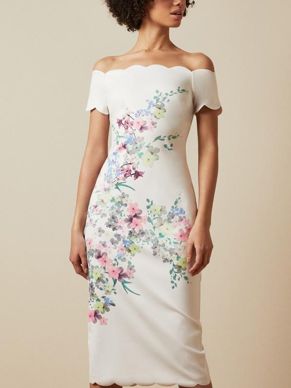 Armoire | Rent this Ted Baker London Pergola Bardot bodycon dress