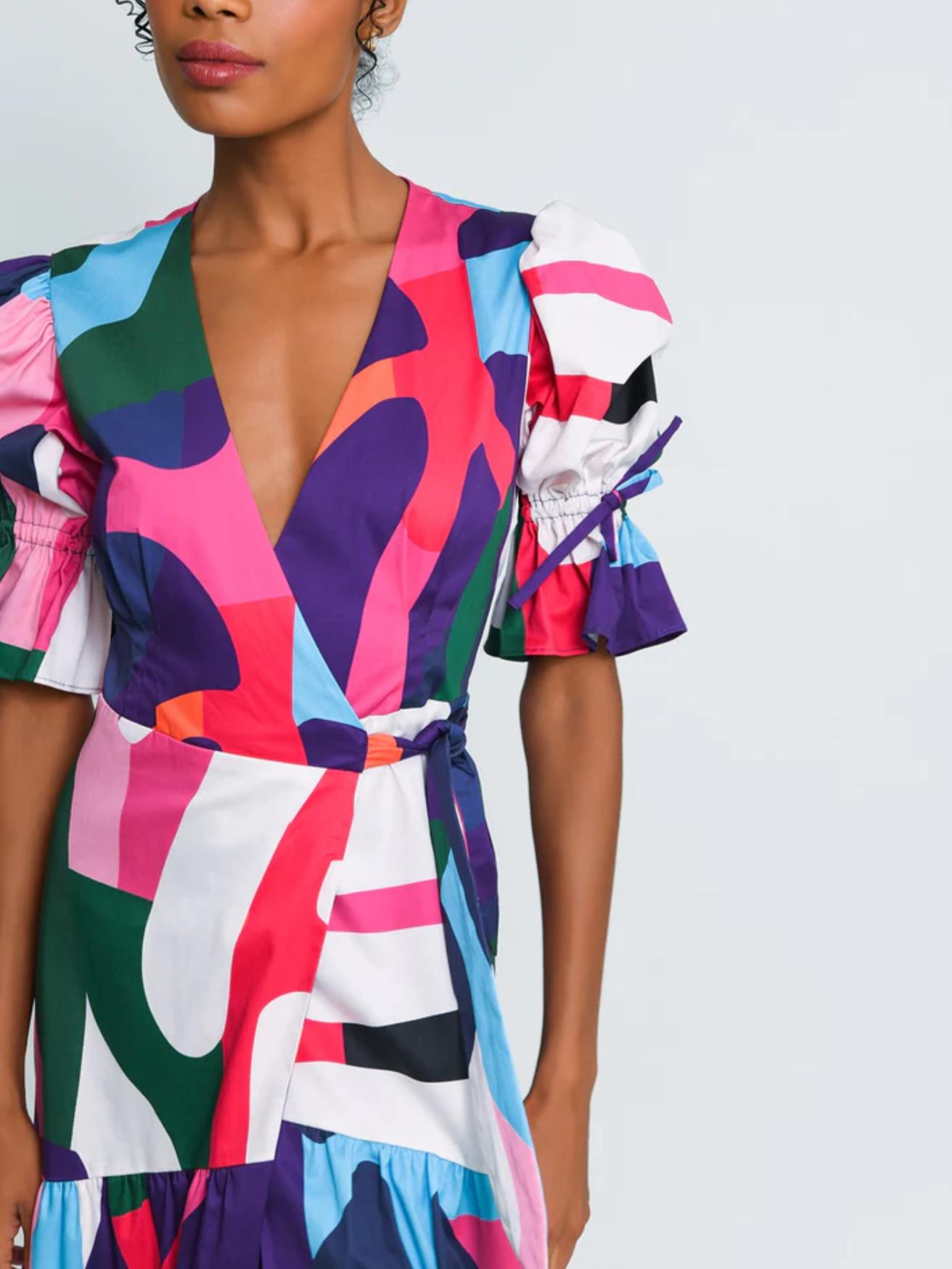 Armoire | Rent this Hutch Marisol Puff Sleeve Wrap Dress