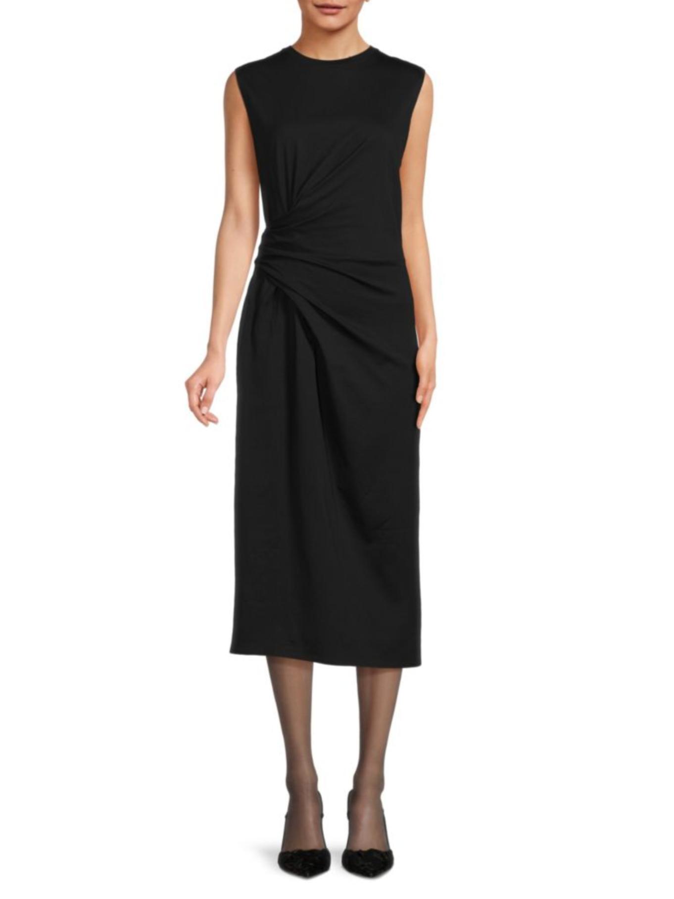 Armoire | Rent this FRAME Crewneck Draped Midi Dress