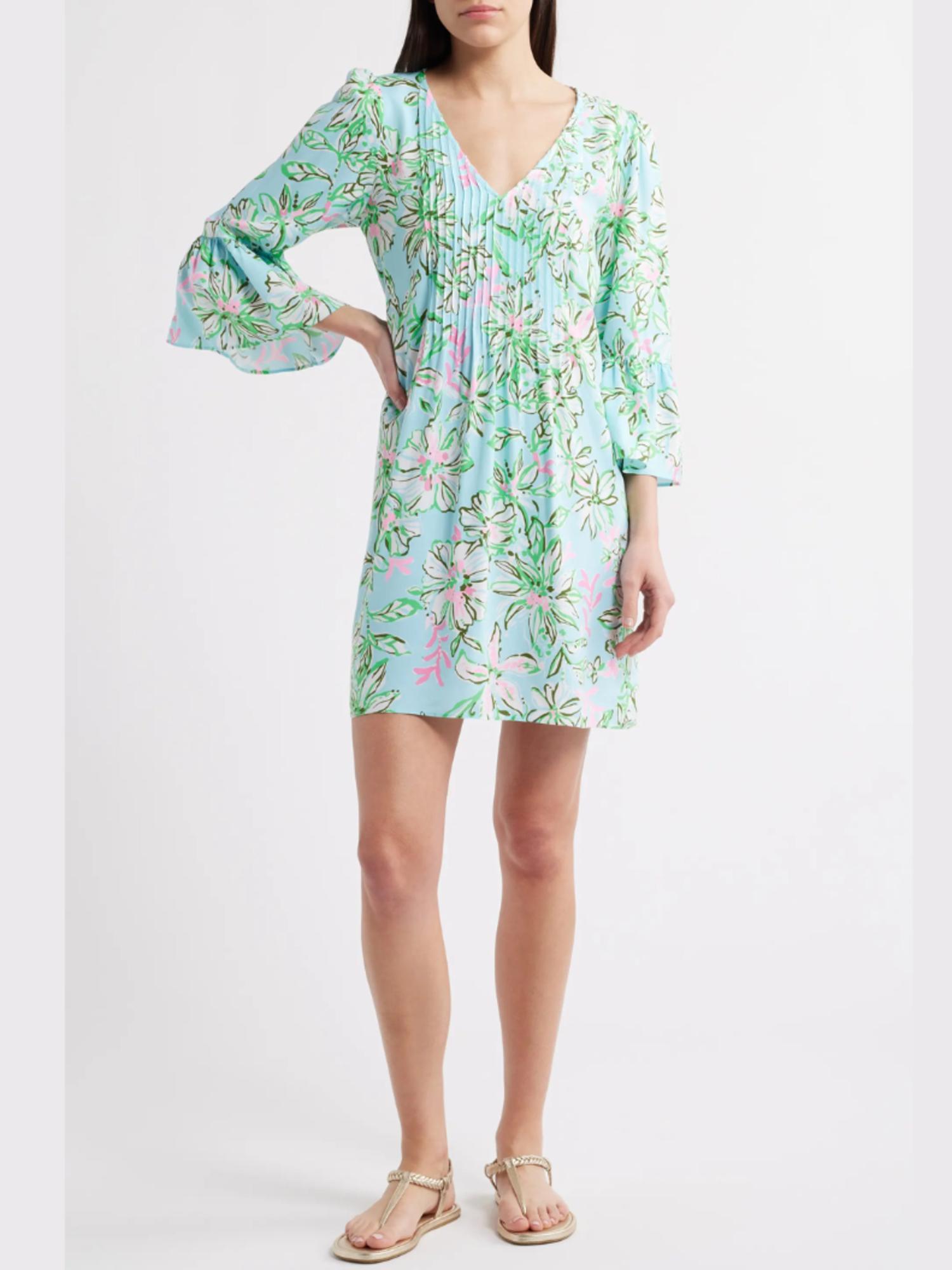 Armoire | Rent this Lilly Pulitzer Danika Bell Sleeve Tunic Dress