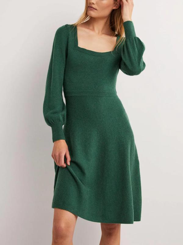 Armoire | Rent this Boden Square Neck Wool Blend Knit Dress