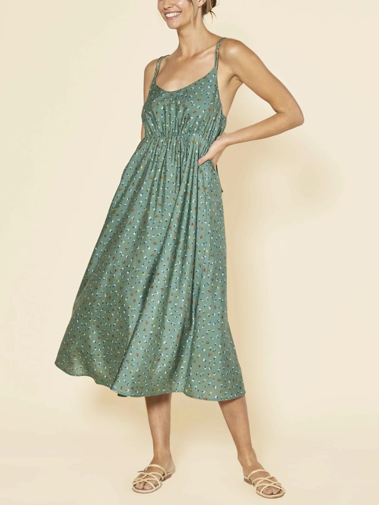 luna embroidered midi dress Luna's Garden Fiesta Embroidered Midi Dress – Luna Mae main image 1