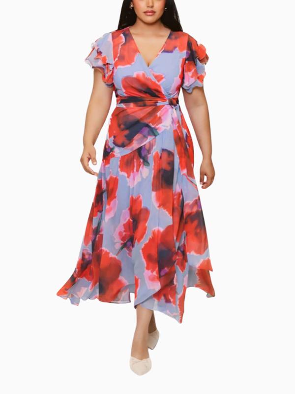 pastel grad dresses Lovely Three-dimensional Floral Floor Length Prom Dress, Off the Shoulder Evening Party Dress US 12 / Same As Picture main image 0