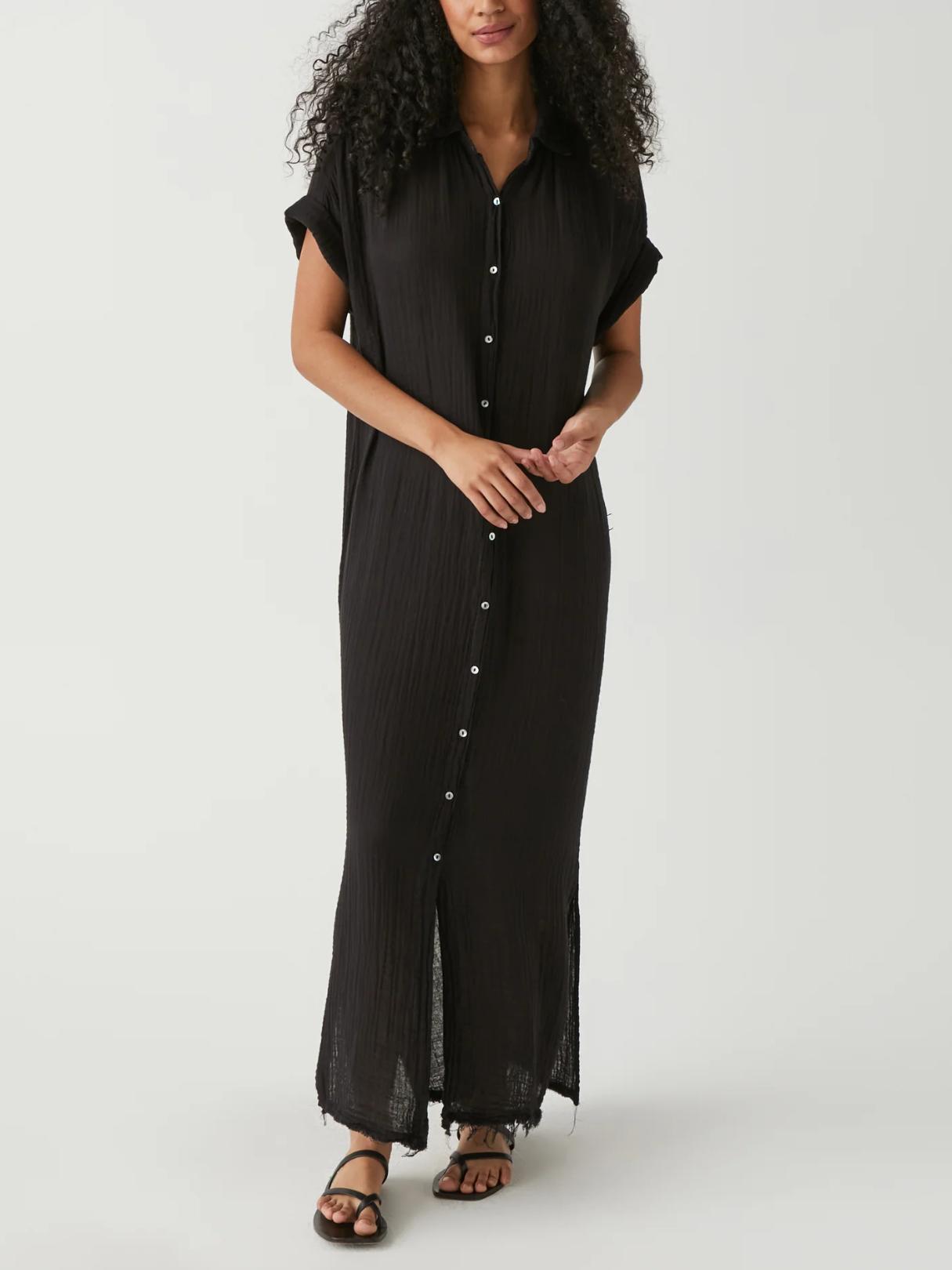 Armoire | Rent this Michael Stars Allen Gauze Maxi Shirtdress