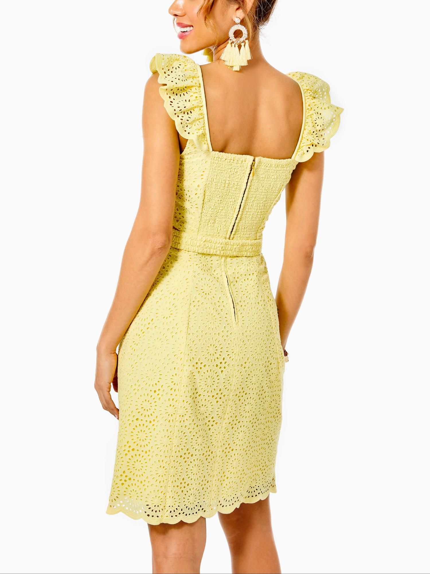 Armoire | Rent this Lilly Pulitzer Ryann Sheath Eyelet Cotton Dress