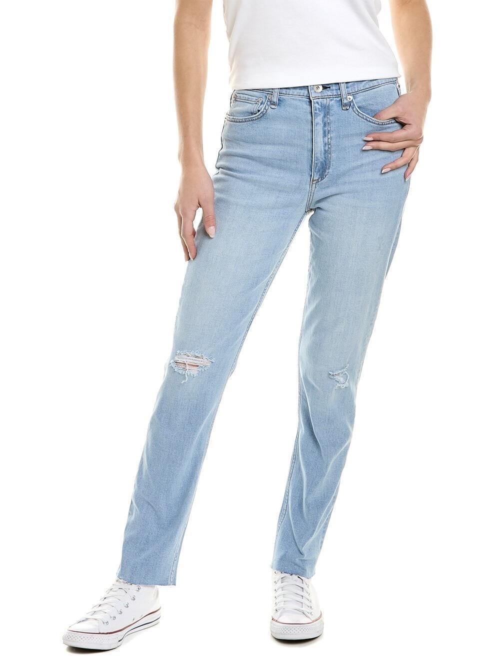 【関税込み】rag & bone ブルー Nina ジーンズ｜ICONS Nina High-Rise Pull-On Jean Pant | Rag & Bone – GordonStuart.com