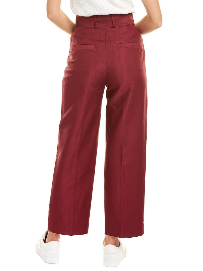 Armoire | Rent this Sandro High Waist Wide Leg Cropped Pants