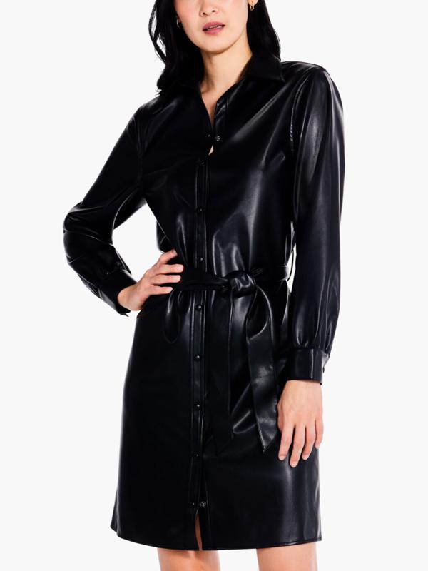 Armoire | Rent this NIC+ZOE Faux Leather Trench Midi Shirtdress