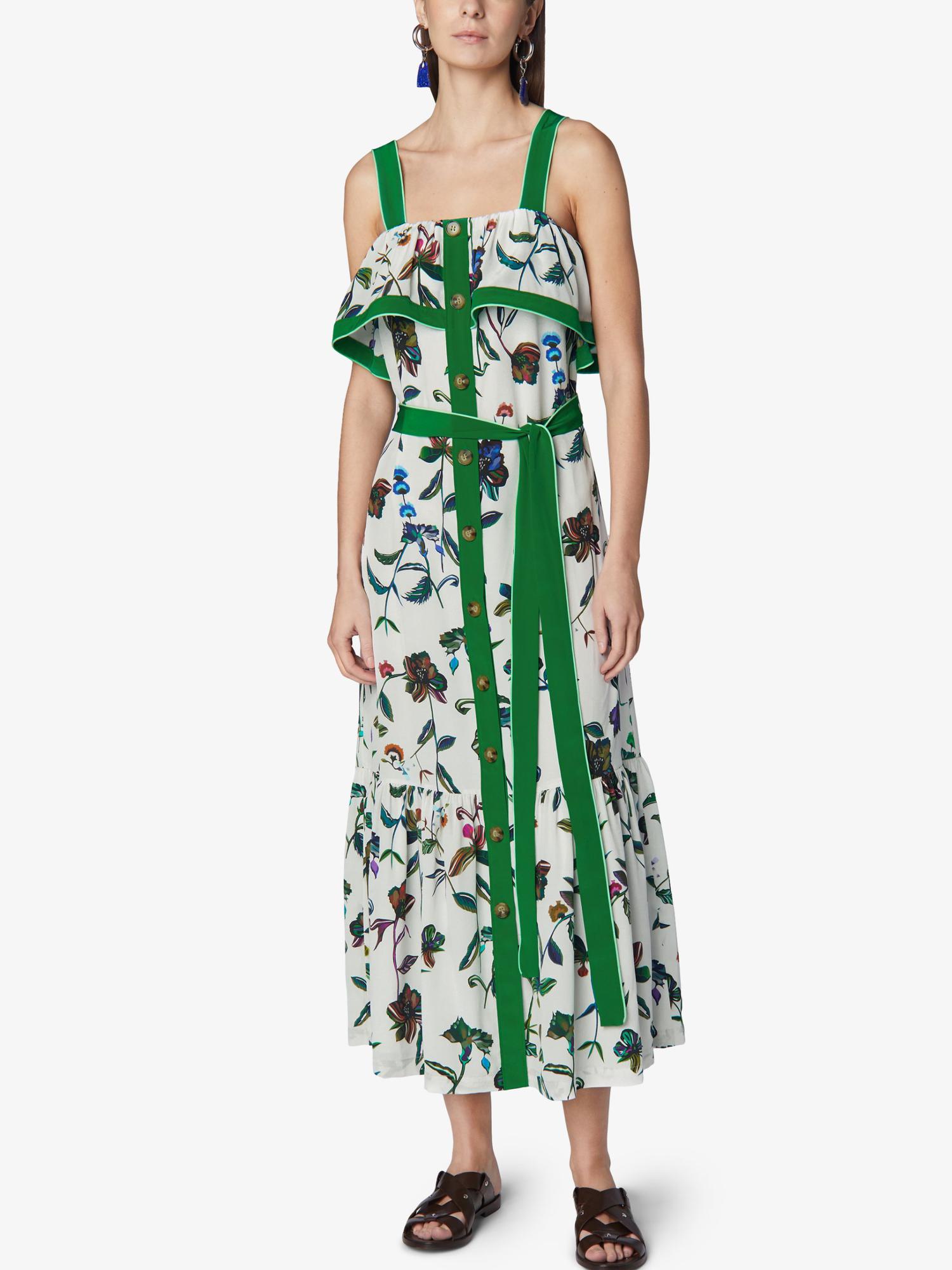 Armoire | Rent this Derek Lam 10 Crosby Sleeveless Silk Ruffled Maxi Dress
