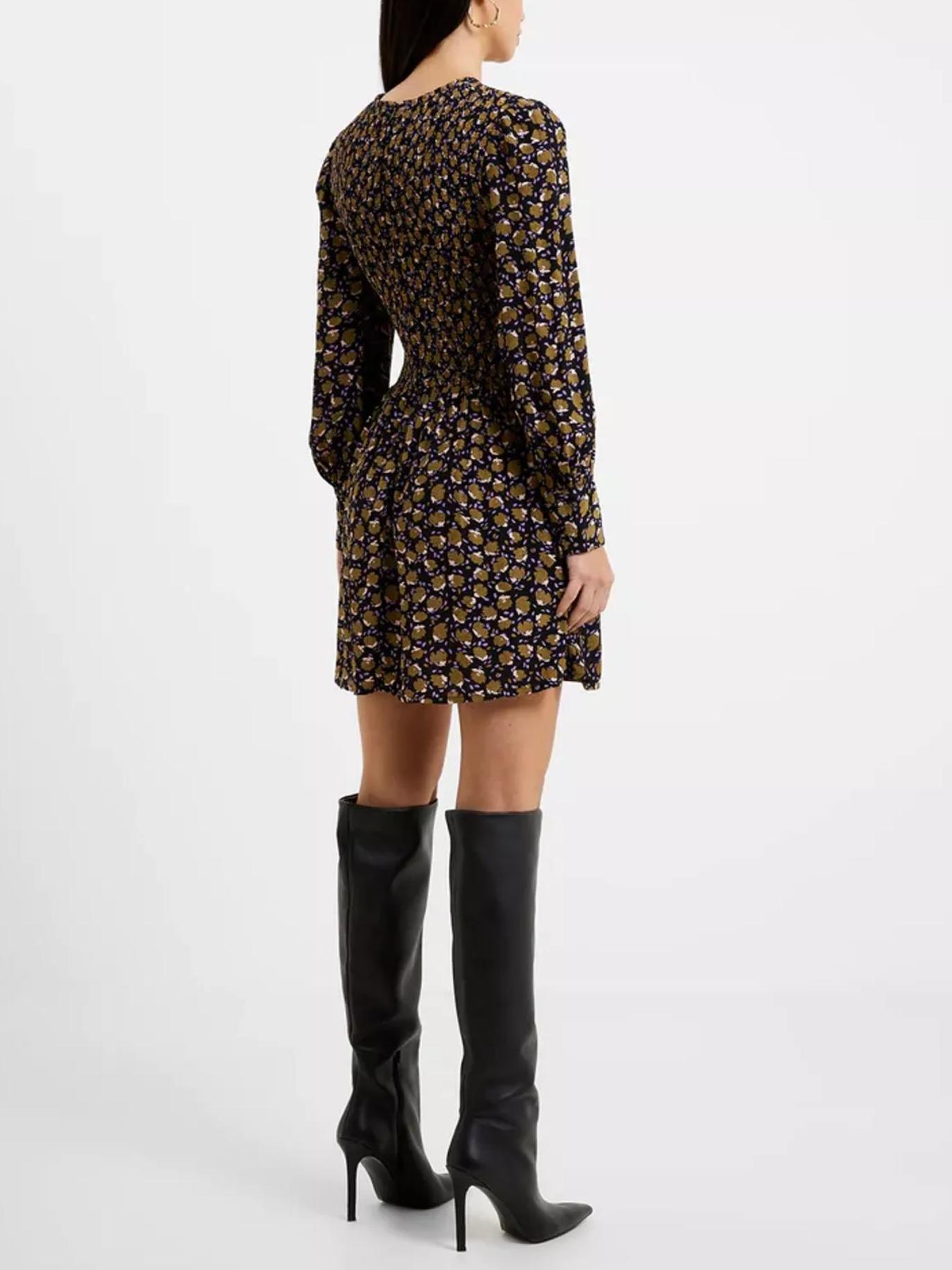 Armoire | Rent this French Connection Ingrid Colette Crepe Long Sleeve Mini  Dress