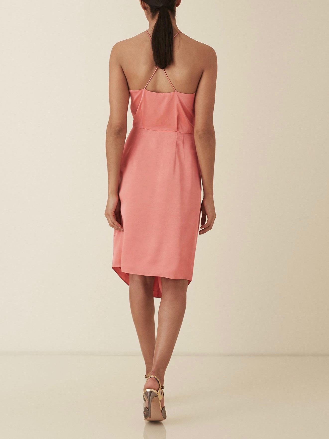 halter ruffle mini dress Halter Lace Spliced Ruffle Mini Dress – Parthea Fashion main image 1
