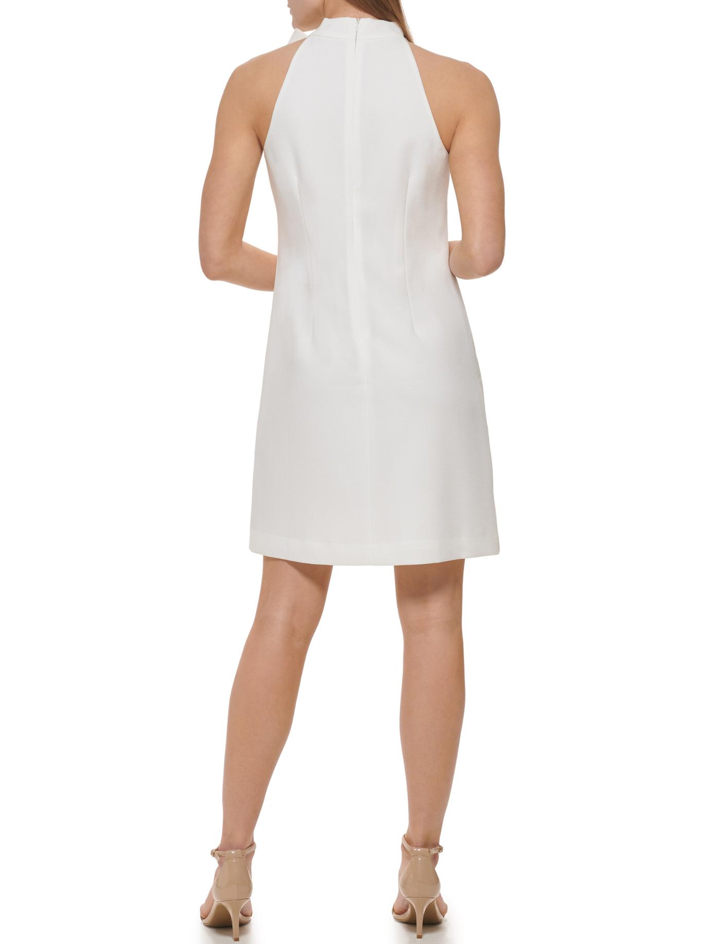 navy blue dress for baby girl Vince Camuto Women's Lace A-Line Dress, Ivory, 4 main image 0