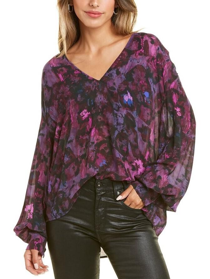 ⭐︎週末sale☆新品未使用　violet room lace blouse Armoire | Rent this IRO Hush V-Neck Sheer Blouse