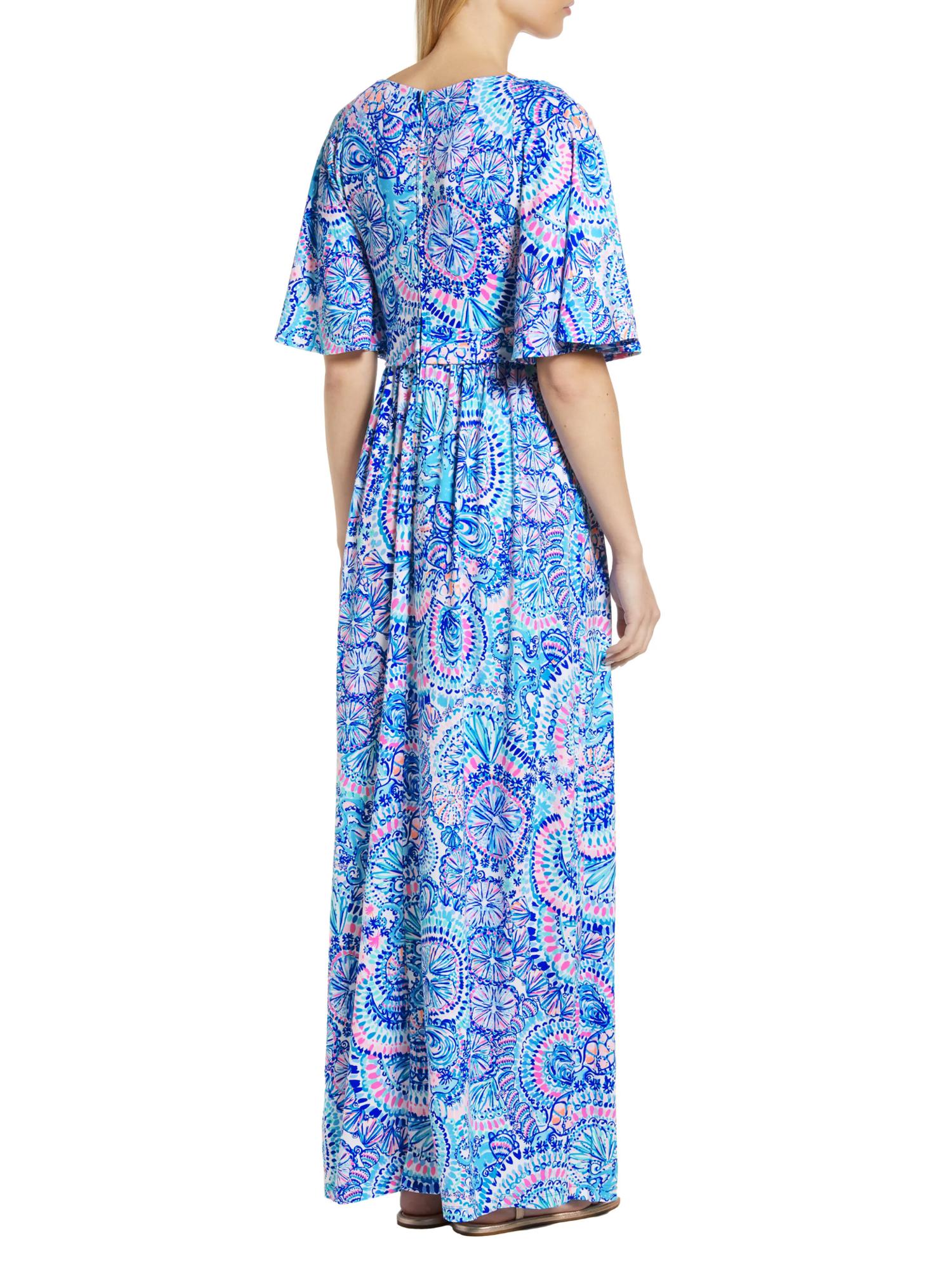 Armoire | Rent this Lilly Pulitzer V-Neck Flowy Minka Maxi Dress