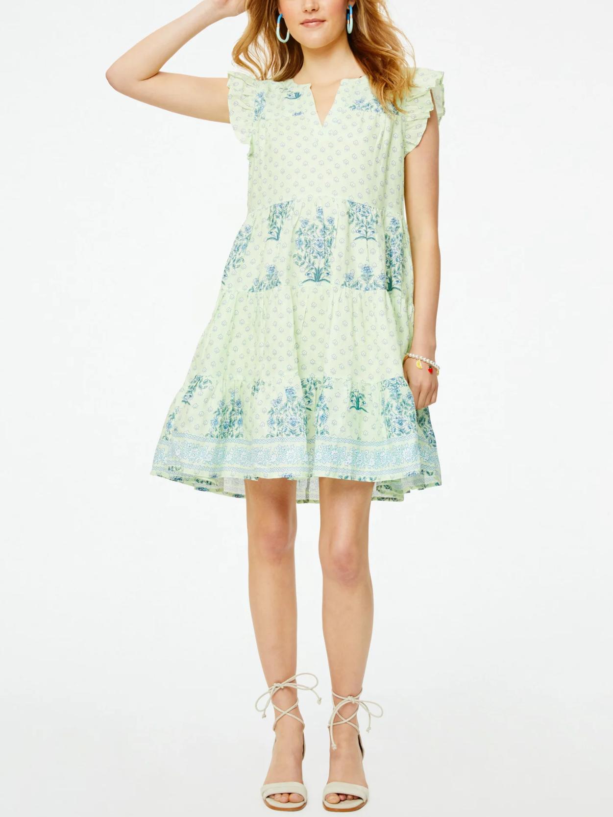 Armoire | Rent this Roller Rabbit Yarrow Pippa Flutter Sleeve Linen Dress