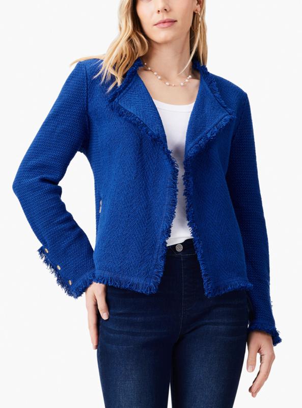 Armoire | Rent this NIC+ZOE Fringe Mix Open Front Sweater Knit Jacket