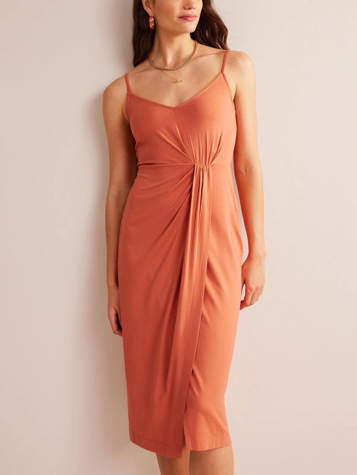Armoire | Rent this Boden Gathered Jersey Midi Dress