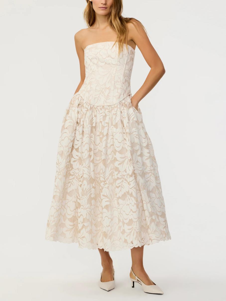 Armoire | Rent this Toccin Melody Corset Lace Midi Dress Armoire | Rent this Toccin Melody Corset Lace Midi Dress