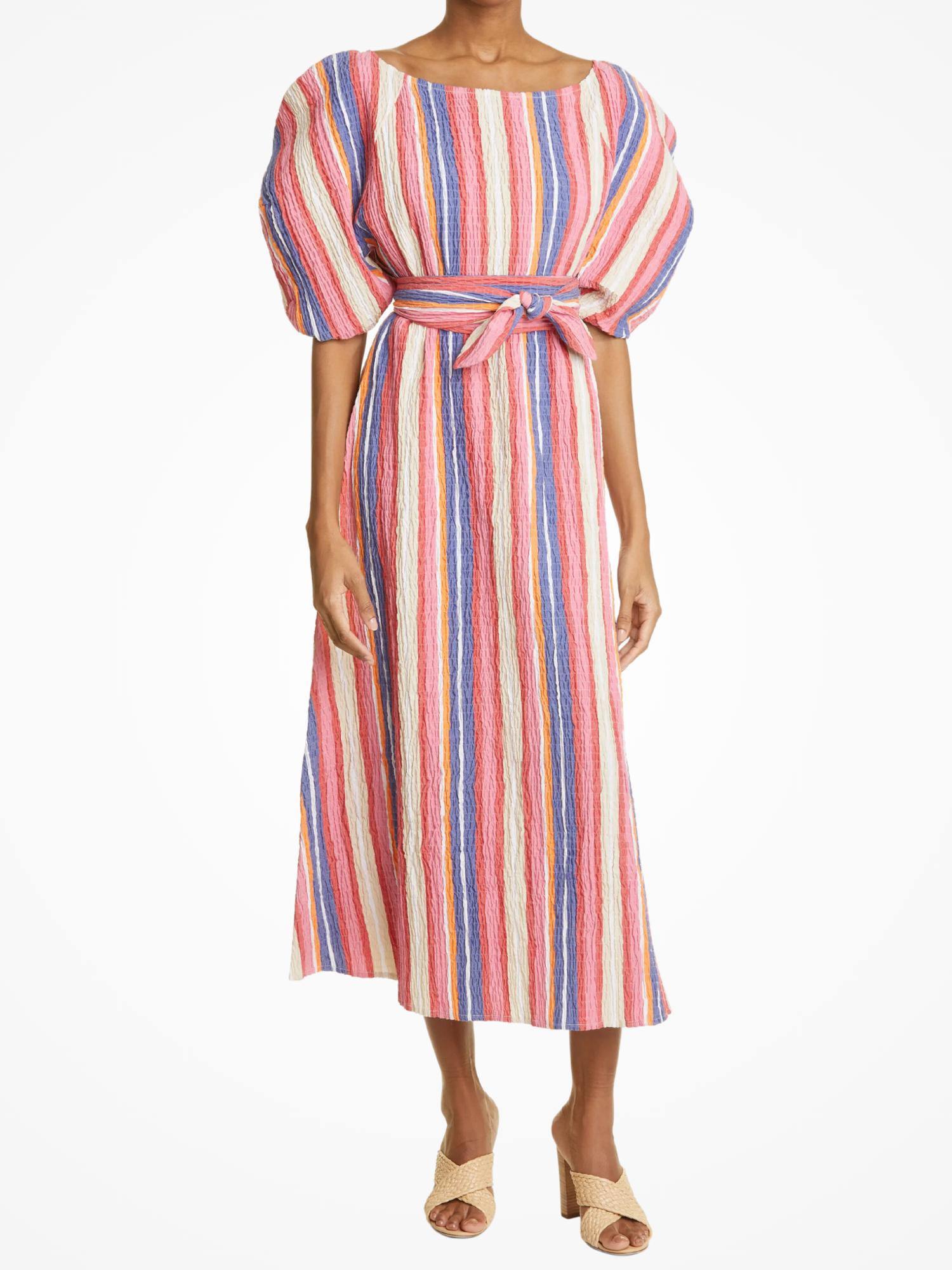 Armoire | Rent this Mara Hoffman Cecilia Puff Sleeve Cotton-Blend Maxi Dress