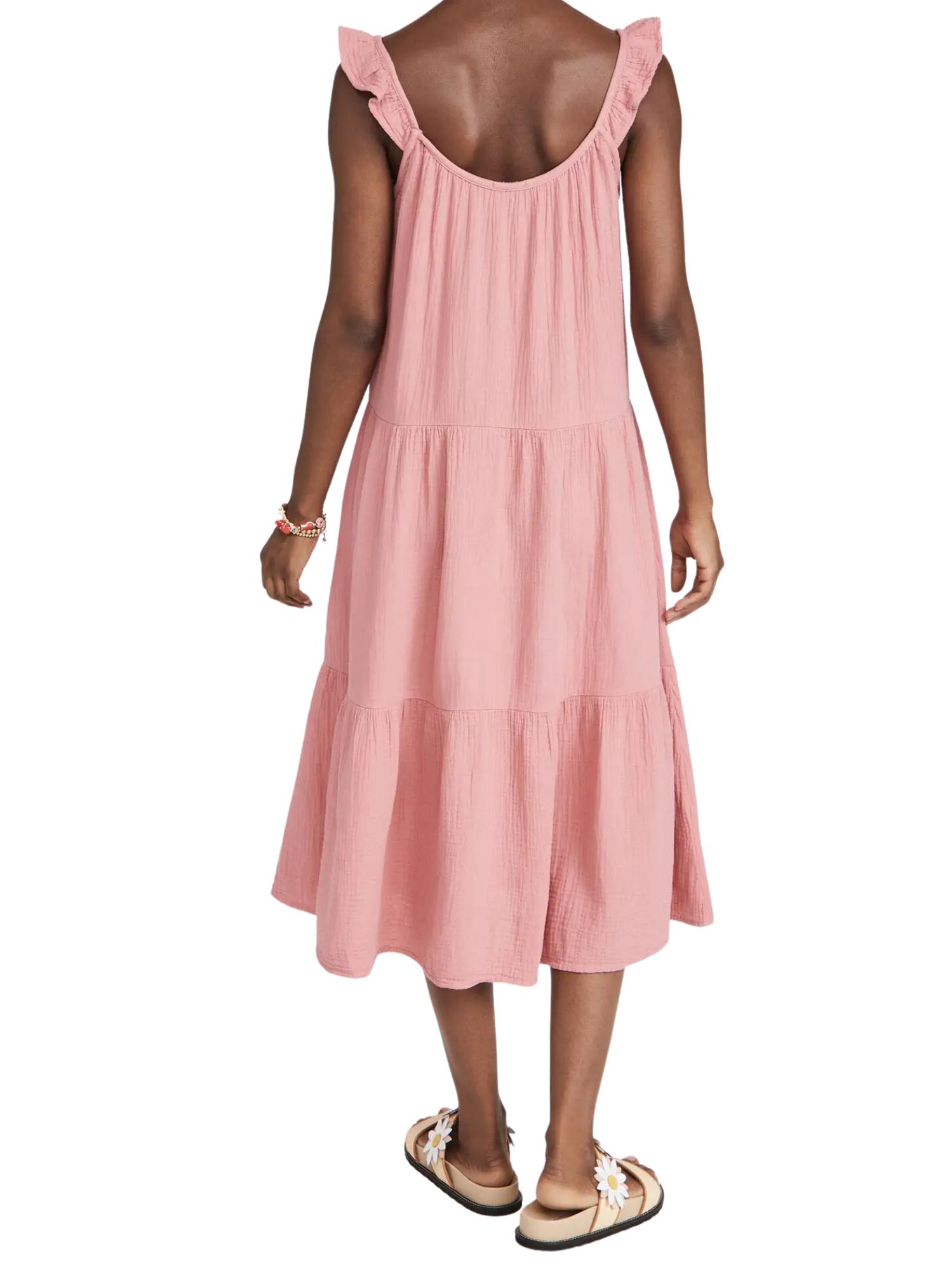 open lace back dress Rails | Cannes Dress - Delfine Stripe | Premium Linen | Size XXS