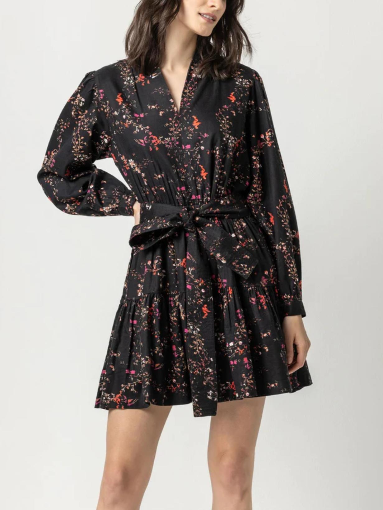 beautiful black dresses to wear to a wedding Balance Peplum Mini Dress  Elizabeth Anthony