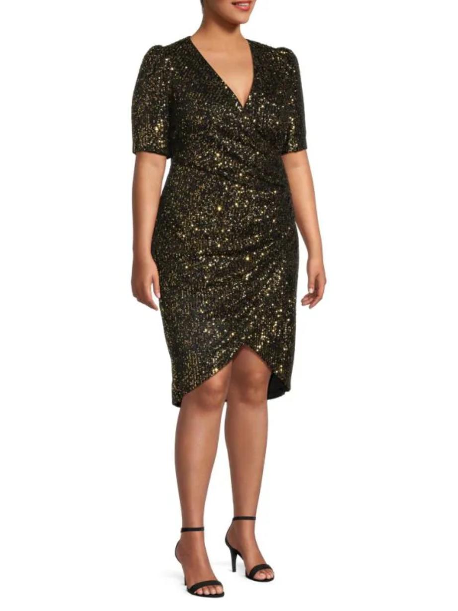 Calvin klein sequin dress online