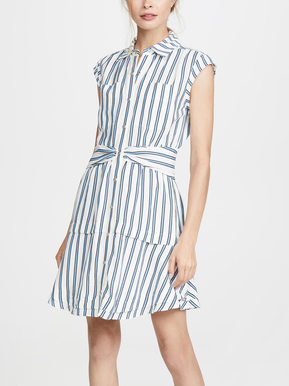 Armoire | Rent this Derek Lam 10 Crosby Cap Sleeve Ruched Waist Shirt Dress Armoire | Rent this Derek Lam 10 Crosby Cap Sleeve Ruched Waist Shirt Dress
