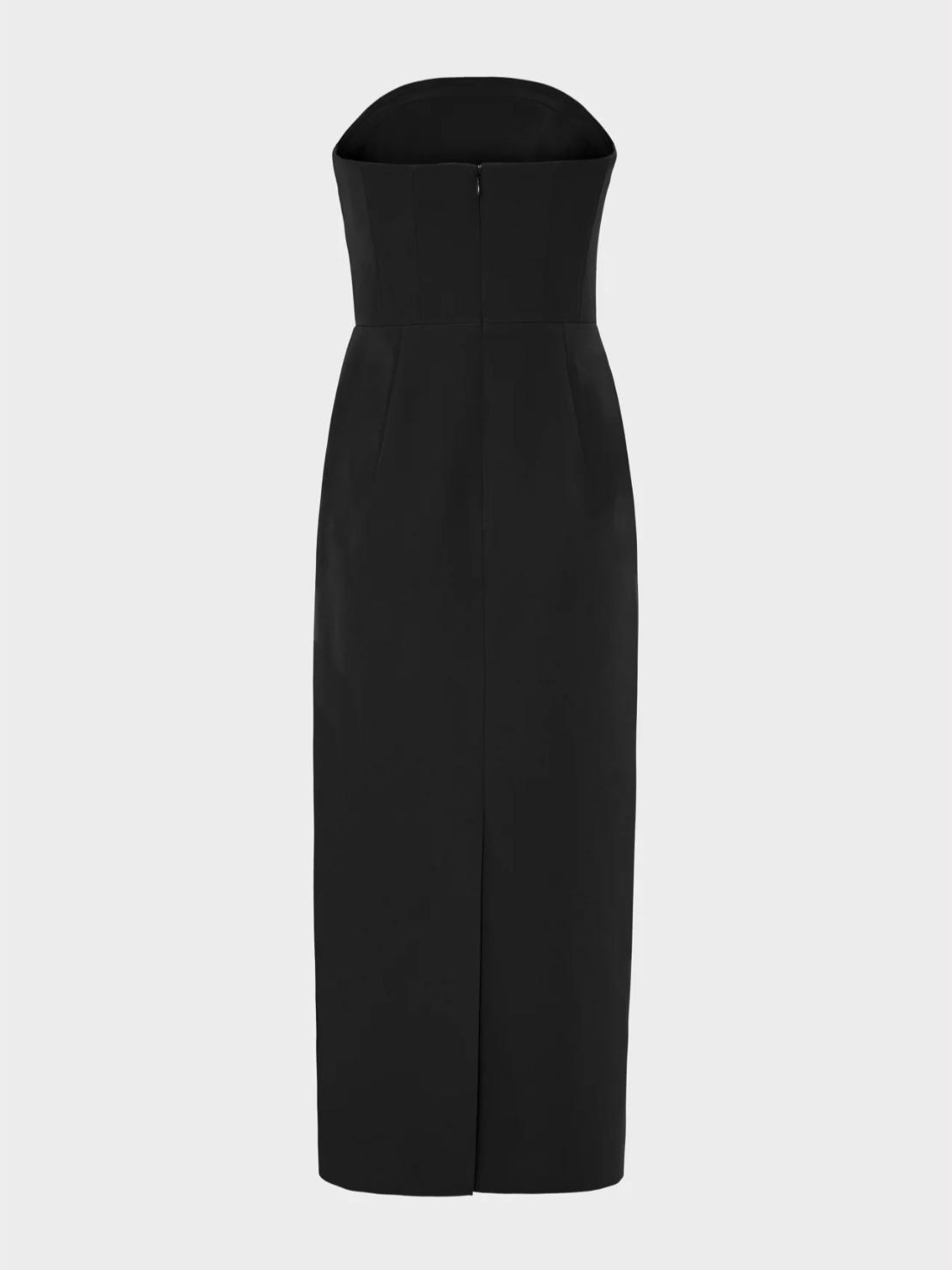 black and white embroidered dress Embroidered Floral Linen Midi Dress | Cute Dresses