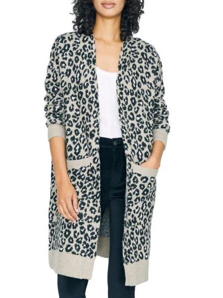 Sleeves Cardigan Sweater