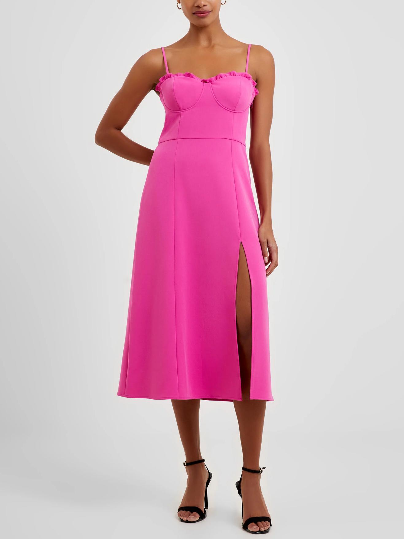 open lace back dress French Connection Whisper One-Shoulder Envelope Dress - Morning Glory main image 1