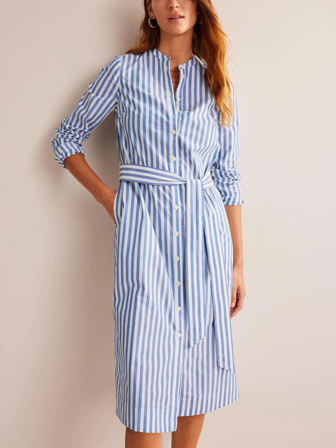 Armoire | Rent this Boden Cotton Belted Midi Shirt Dress Armoire | Rent this Boden Cotton Belted Midi Shirt Dress