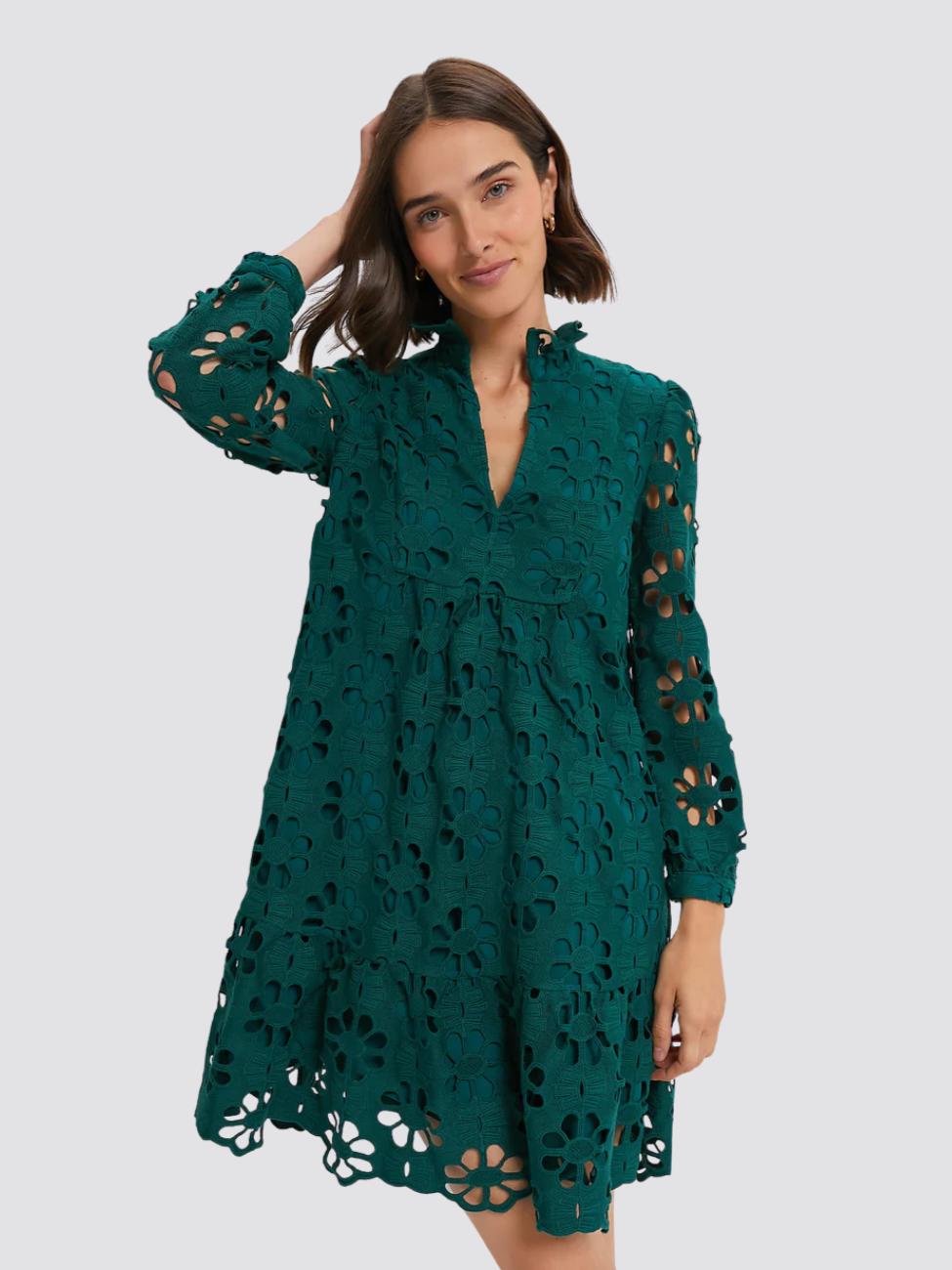 Armoire | Rent this Tuckernuck Green Lace Palmerston Dress