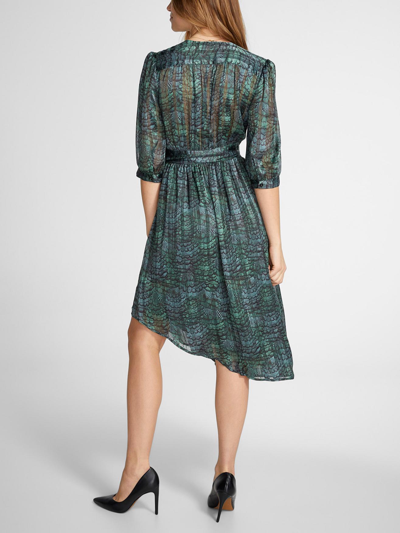 Armoire | Rent this Scotch & Soda Asymmetric Hem 3/4 Sleeve Wrap Dress